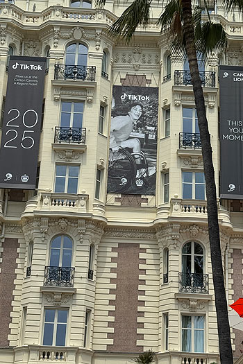 TikTok bei den Cannes Lions 2025 im Carlton (ªFoto:Martin Schmitz)